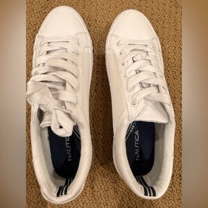 White Leather Nautica